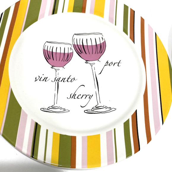 Rosanna Studio boxed plate set wines cocktails canape party buffet salad plates - Picture 3 of 9